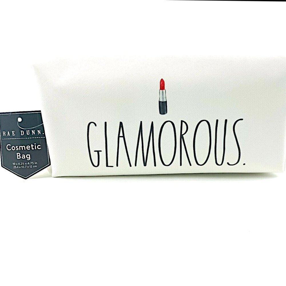 Rae Dunn Glamorous Cosmetic Loaf Pouch